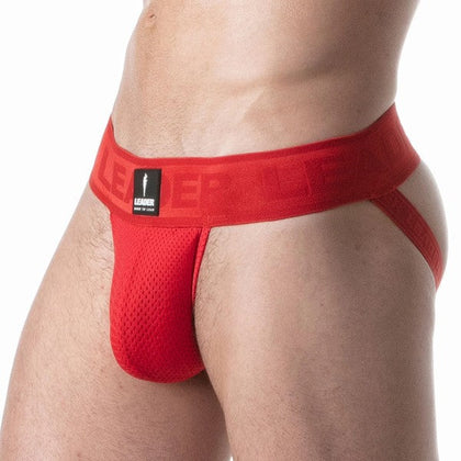 LEADER SPORTS MESH JOCKSTRAP - RED