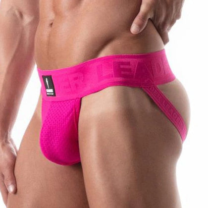 LEADER SPORTS MESH JOCKSTRAP - PINK