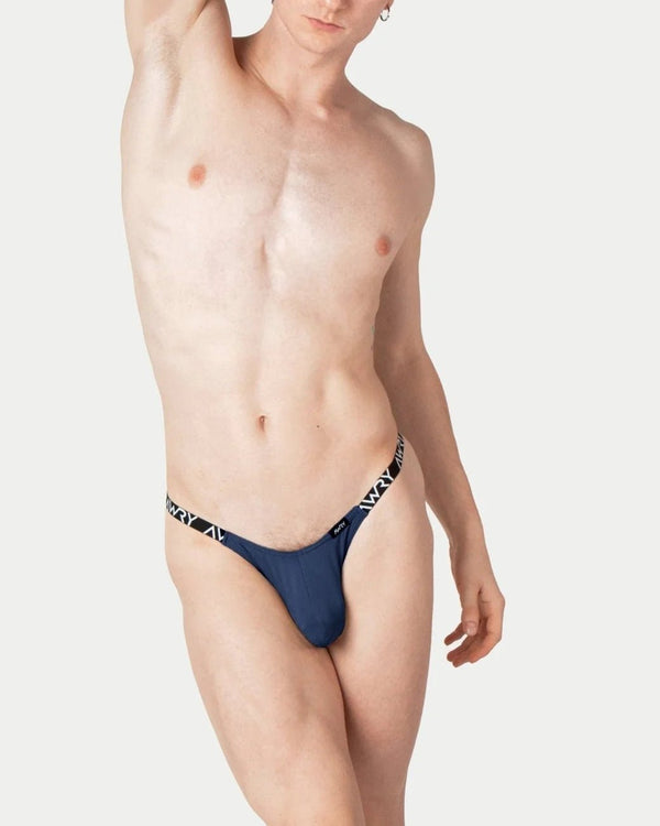 AWRY - Men's Thong - 12030-NAVY49-S