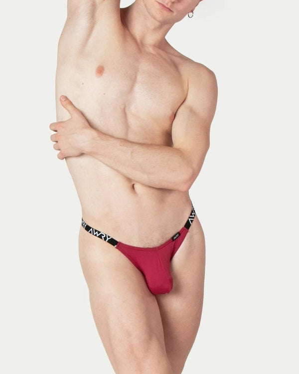 AWRY - Men's Thong - 12030-RED58-S