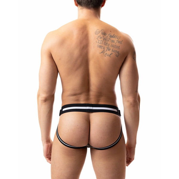Nasty Pig Varsity Jock Strap | Black/White – JOCKBOX