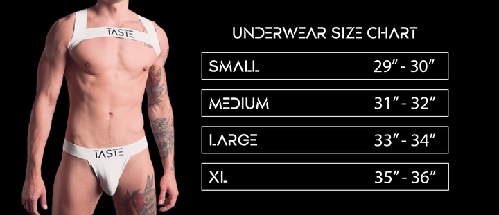 TASTE | Signature Jockstrap Black on White
