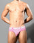 Andrew Christian | Ultra Pink Stripe Brief w/ ALMOST NAKED by Andrew Christian from JOCKBOX